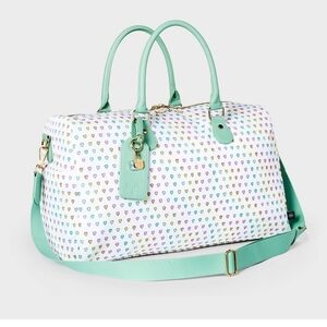 Roller Rabbit x Target Disco Hearts Wave Softside Duffle Bag